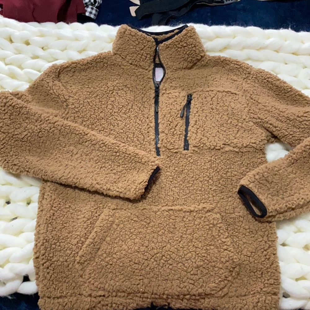 Sherpa sweatshirt!